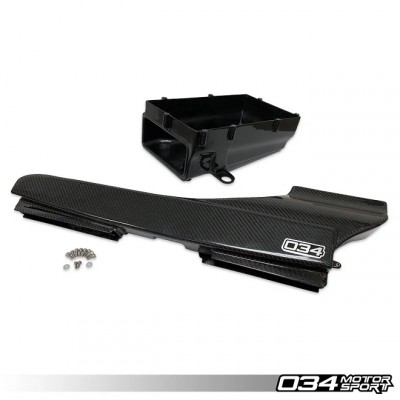 034 X34 Carbon Fiber Lower Intake Box & Fresh Air Duct for 2.5TFSI